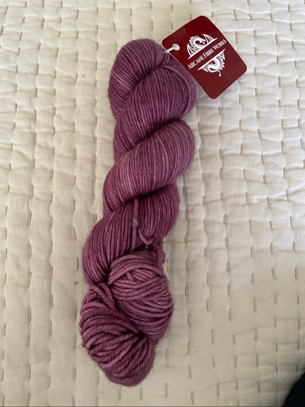 Arcane Fibre Works DK weigh merino wool nylon lilac 200m 100g